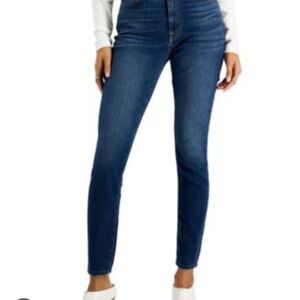 7 For All Mankind Dark Blue Skinny Jeans